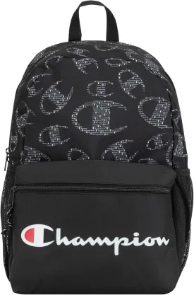 Champion Merit Backpack, Black/White, One Size