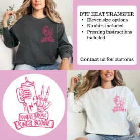 Funny heat transfer, no shirt