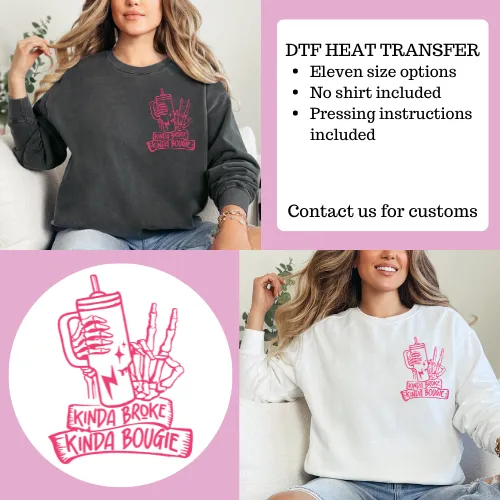 Funny heat transfer, no shirt