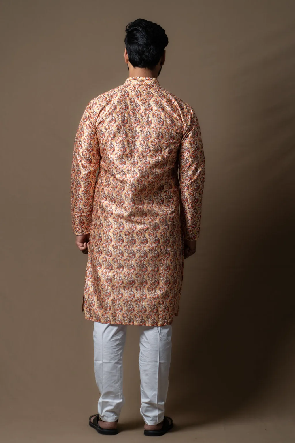 PRINTED ONION KURTA PAJAMA