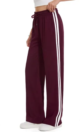 Tapata Women's 28/30/32/34 Inseam Track Pants Loose Straight Leg Jogging Sweatpants Warm-Up Sports Athletic Running