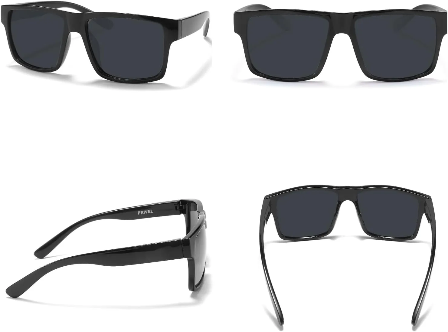 XXL Size Extra Large Square 157MM Polarized Sunglasses for Big Wide Heads Men TR90 Lightweight UV400 Glasses